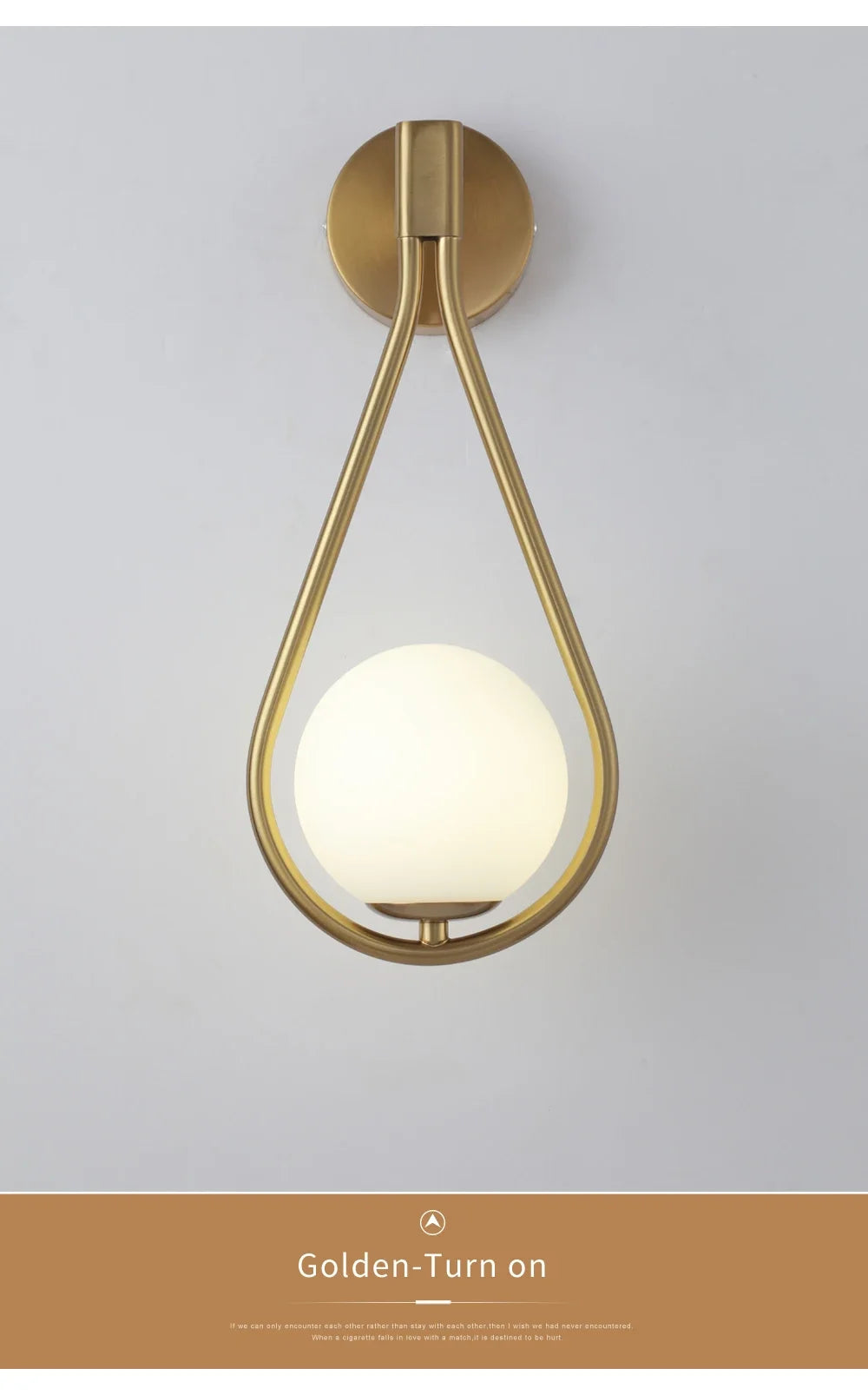 Modern LED Wall Lamps Metal Living Room Lamp Fashion Nordic Bedside Glass Wall Lamp Bedroom Decoration Lighting