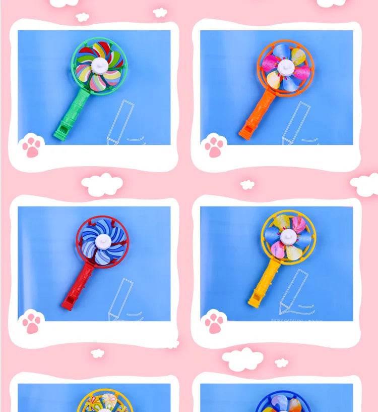 10-30 Pcs Kids Party Favors Bulk Toys Gift Kids Whistle Windmill Toy Pinata Stuffing Carnival Prizes Boys Girls Birthday Gifts - AIAZ