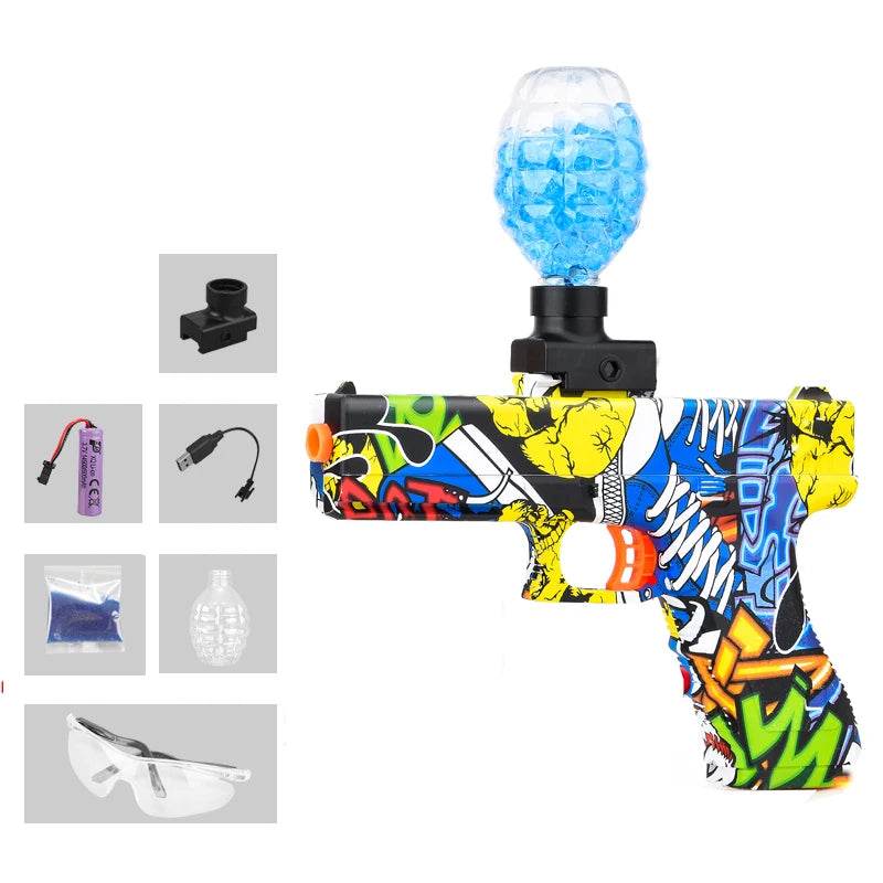 3.7v electric gel ball toy gun Summer outdoor parent-child team interaction Multiple skin options available - AIAZ