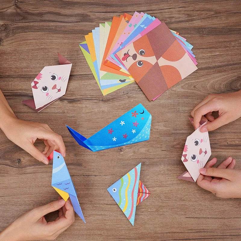 Origami Kit 30/96 Sheets Origami Paper Craft Guiding Book DIY Art Craft Projects Supplies for Beginners Children Kids Boys Girls - AIAZ