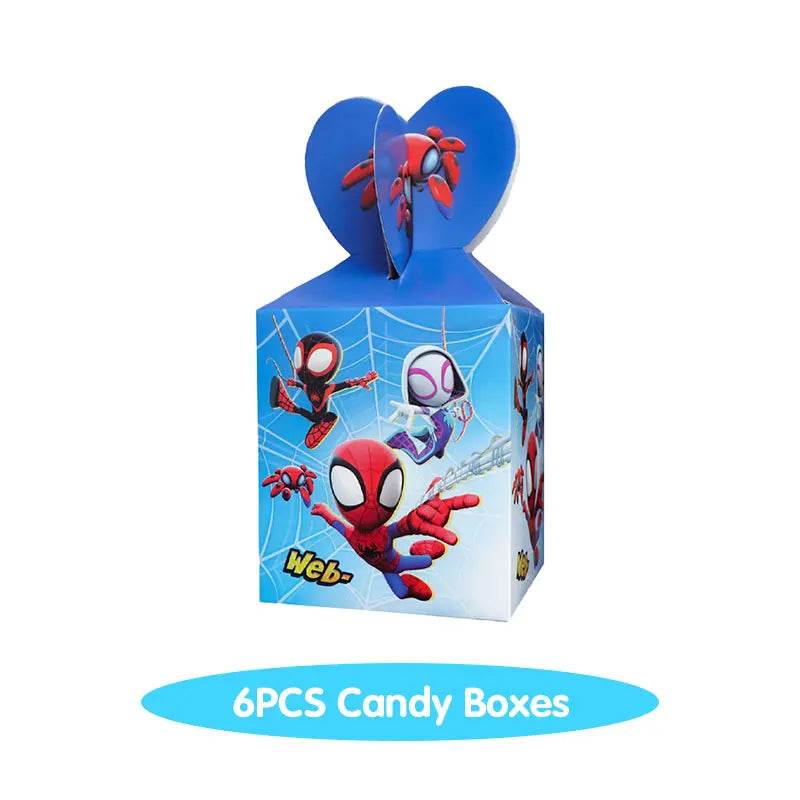 Spidey And His Amazing Friends Birthday Decoration Party Supplies Paper Cups Plates Napkins Tableware Tablecloth Kids Balloons - AIAZ