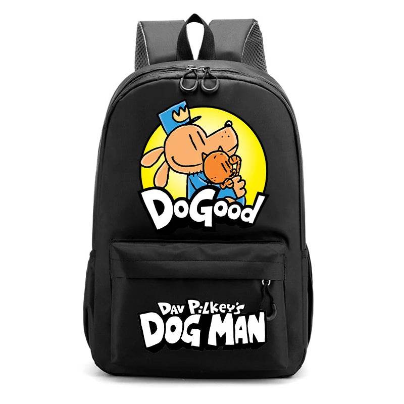 New Dog Man Kids Backpacks Boys Large-capacity School Backpack Cute Cartoon School Bags Children School Supplies Birthday Gifts - AIAZ