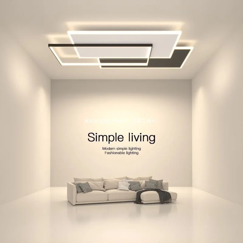 Modern LED Ceiling Lamps Simplicity for Living Room Decor Bedroom Lights Nordic Kitchen Home Decor Indoor Lighting Fixture
