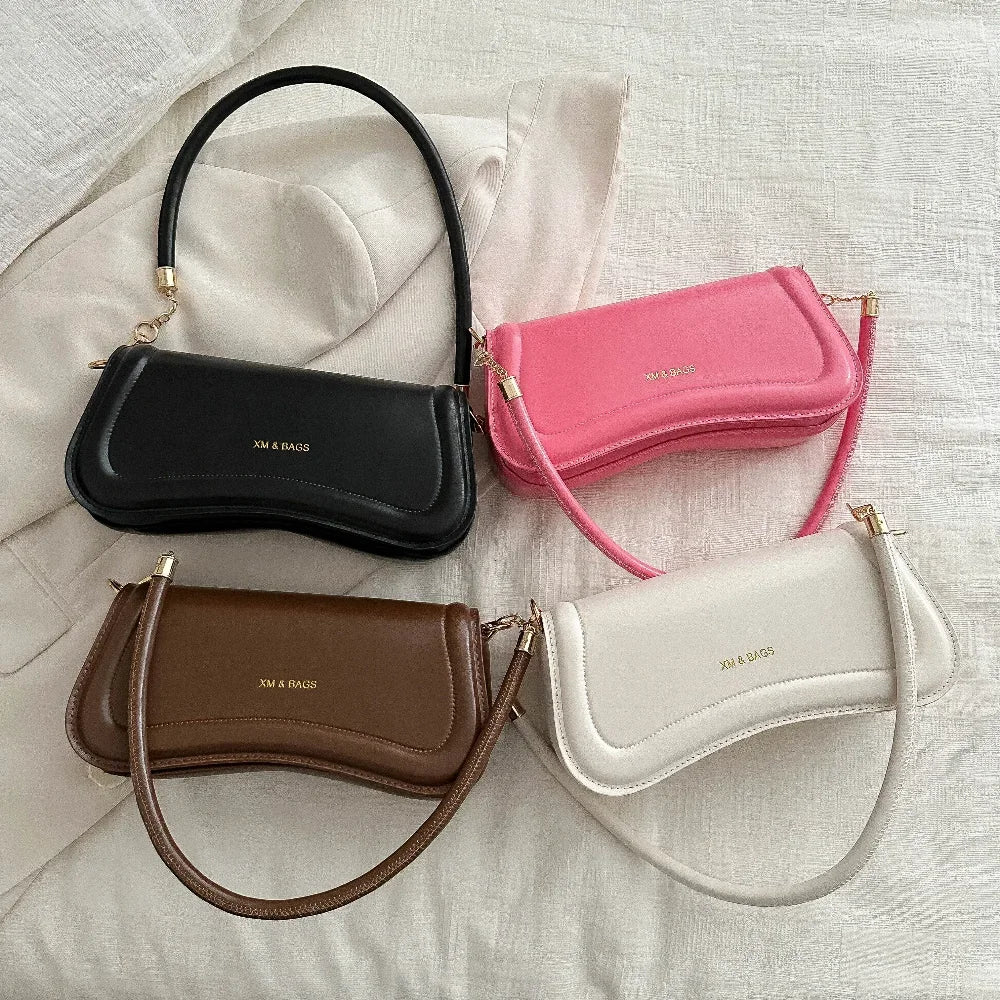 New Fashion Female Handlebags PurseWomens PU Bags Leisure Bag Shopping Shoulder Tote Underarm Handbag Popular Hand Bags