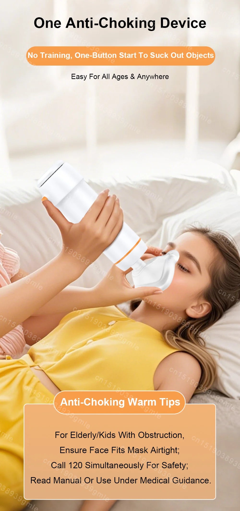 Auto CPR First Aid Choking Device Outdoor Home CPR Choking Emergency Equipment Adult Children Breath Rescue Anti Asphyxia Device