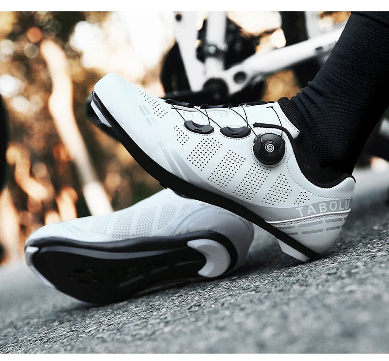 LiXingMing Cycling Shoes Road Bike Men Racing Contest Self-Locking Speed Bicycle Sneakers Women Spd Cleats Cycling Footwear