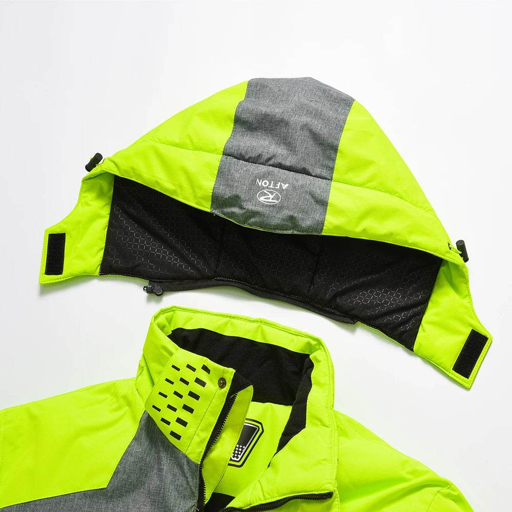 Men 2025 Winter New Outdoor Jet Ski Snow Warm Parkas Jacket Coat Men's Outwear Premium Casual Hat Waterproof Thick Fleece Parkas - AIAZ