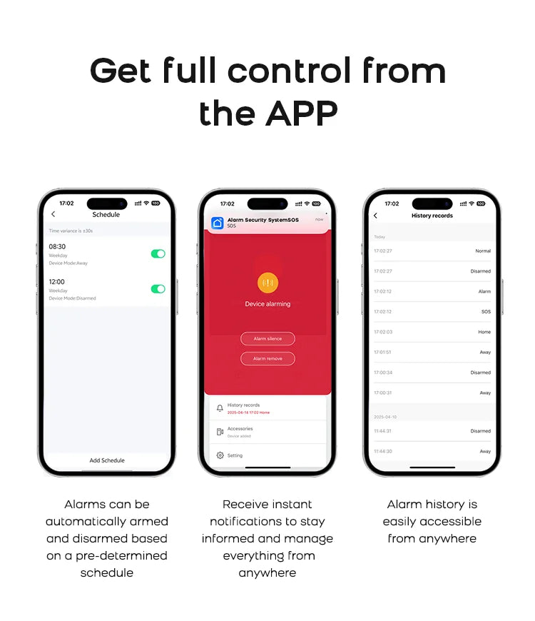 PGST WiFi GSM 2G Tuya Smart Life Home Alarm Security System Kit Alexa Automation Alarm Security Protection Door Motion Detector