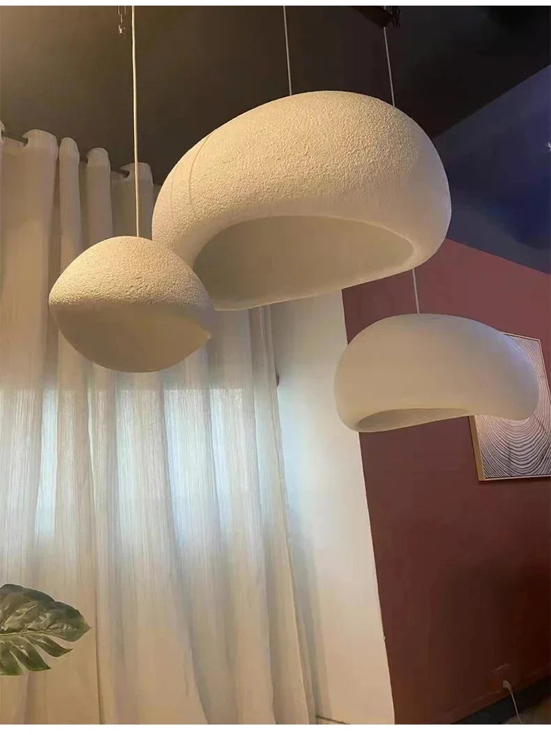 Japanese Wabi Sabi Chandelier Modern LED Pendant Light for Dining Living Room Bedroom Bar Designer Homestay E27 Hanghing Lamp