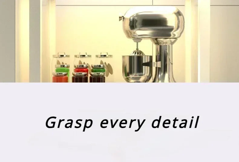 Household Multi-layer Width and Height Adjustable Storage Rack Kitchen Rust Proof Thickened Stable High Load-bearing Reset Rack
