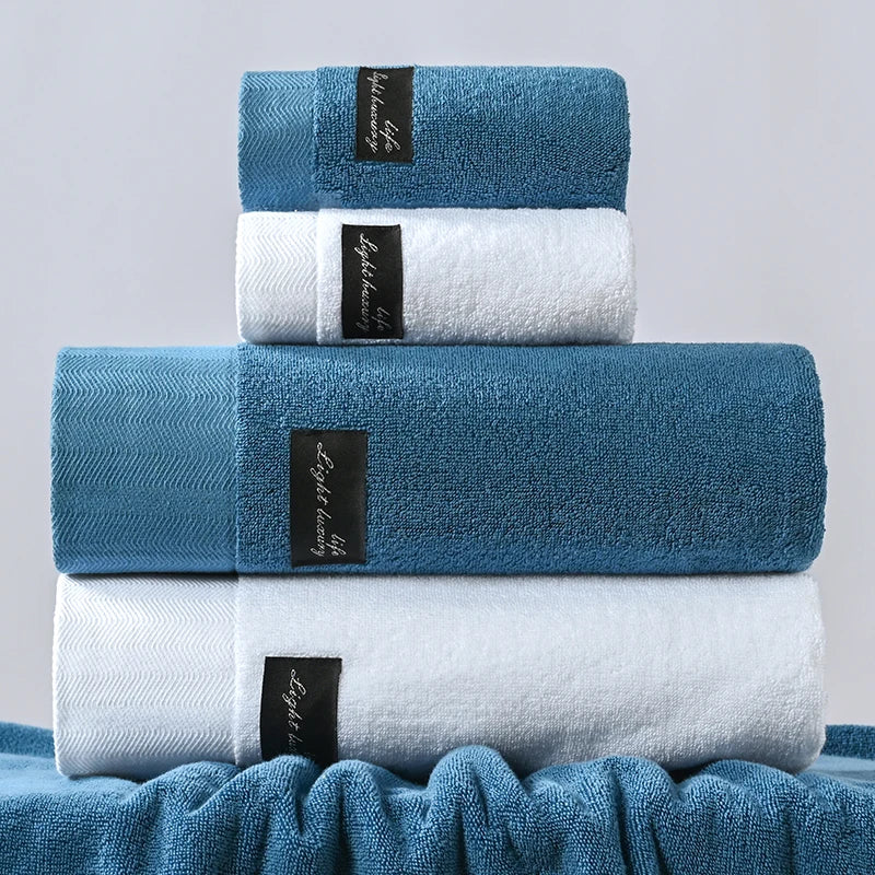 Adult Bath Towel 100% Cotton Sweat Absorbent Towel Sports Towel Strongly Absorbent Bath Towel Set 70x140cm