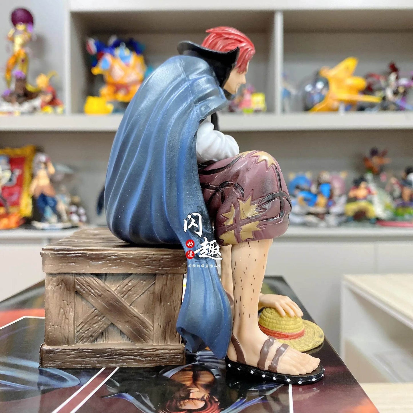 17cm One Piece Shanks Anime Figures Film Red Yonko Red Hair Shanks Action Figure PVC Statue Figurine Model Decoration Doll Toys - AIAZ