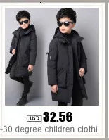 -30 degree Winter Ski Suit Plus Velvet Baby Jumpsuit Boy Overalls Warm Kids toddler girl Clothes Children Clothing coat overcoat