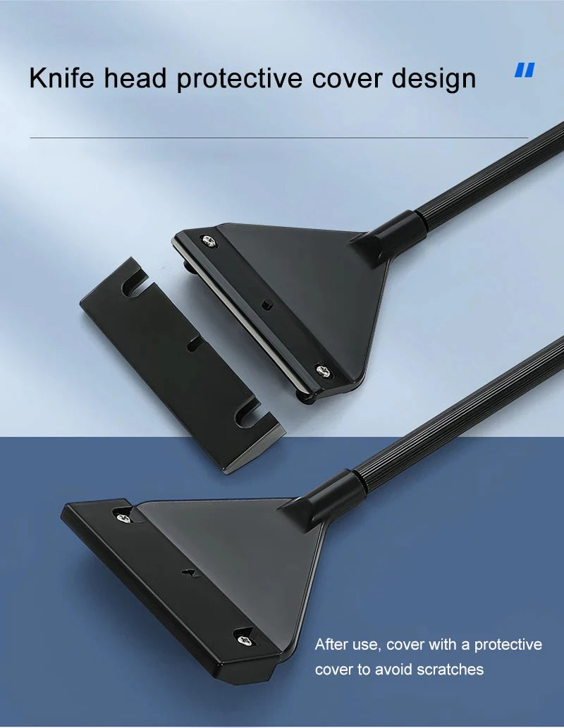 Aquarium flat sand algae removal dual-use glass Algae scraper stainless steel household cleaning to tools Fish tank accessories