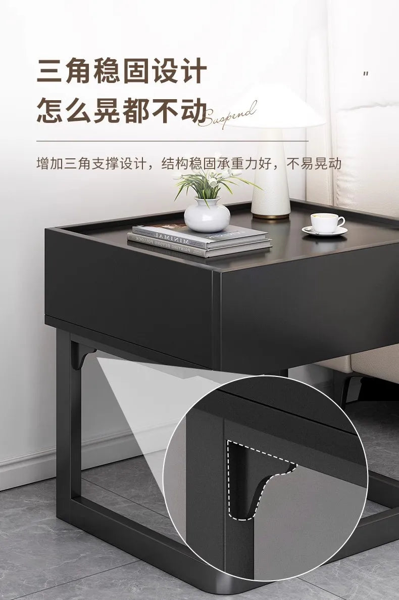 Simple Modern Night Table Storage Creative Nordic Aesthetic Luxury Nightstand Trendy Drawer Home Bedroom Furniture