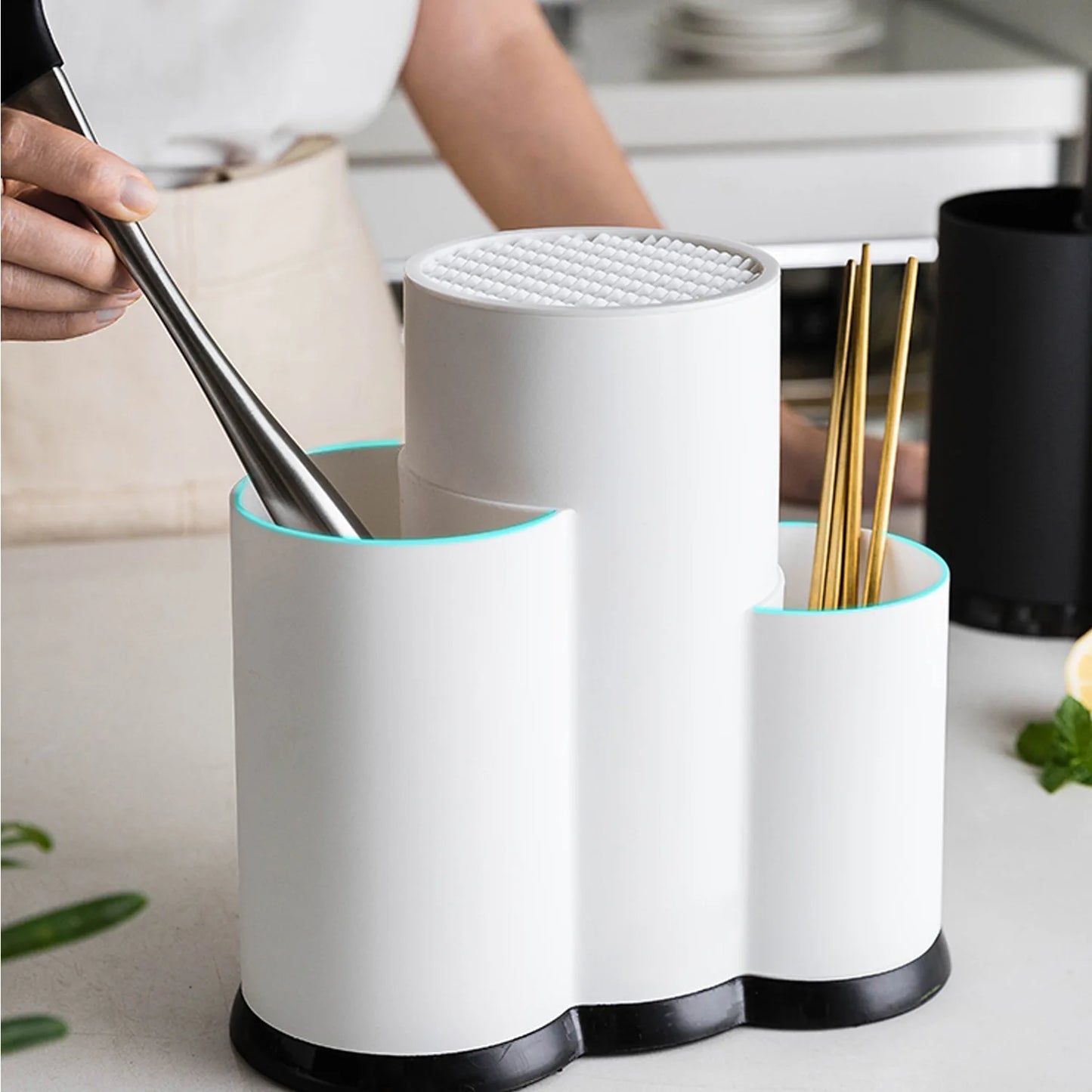 New Storage Rack Knife Holder Multi-Functional Household Tableware Storage Rack Kitchen Storage Tools