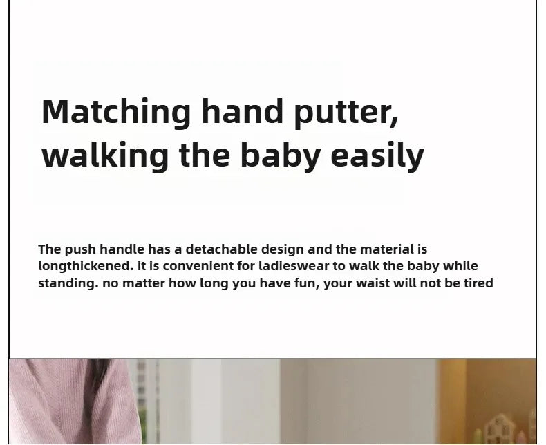 Multifunctional Anti-rollover and Anti-O-leg Baby Children's Toy Hand-pushing Balance Walker