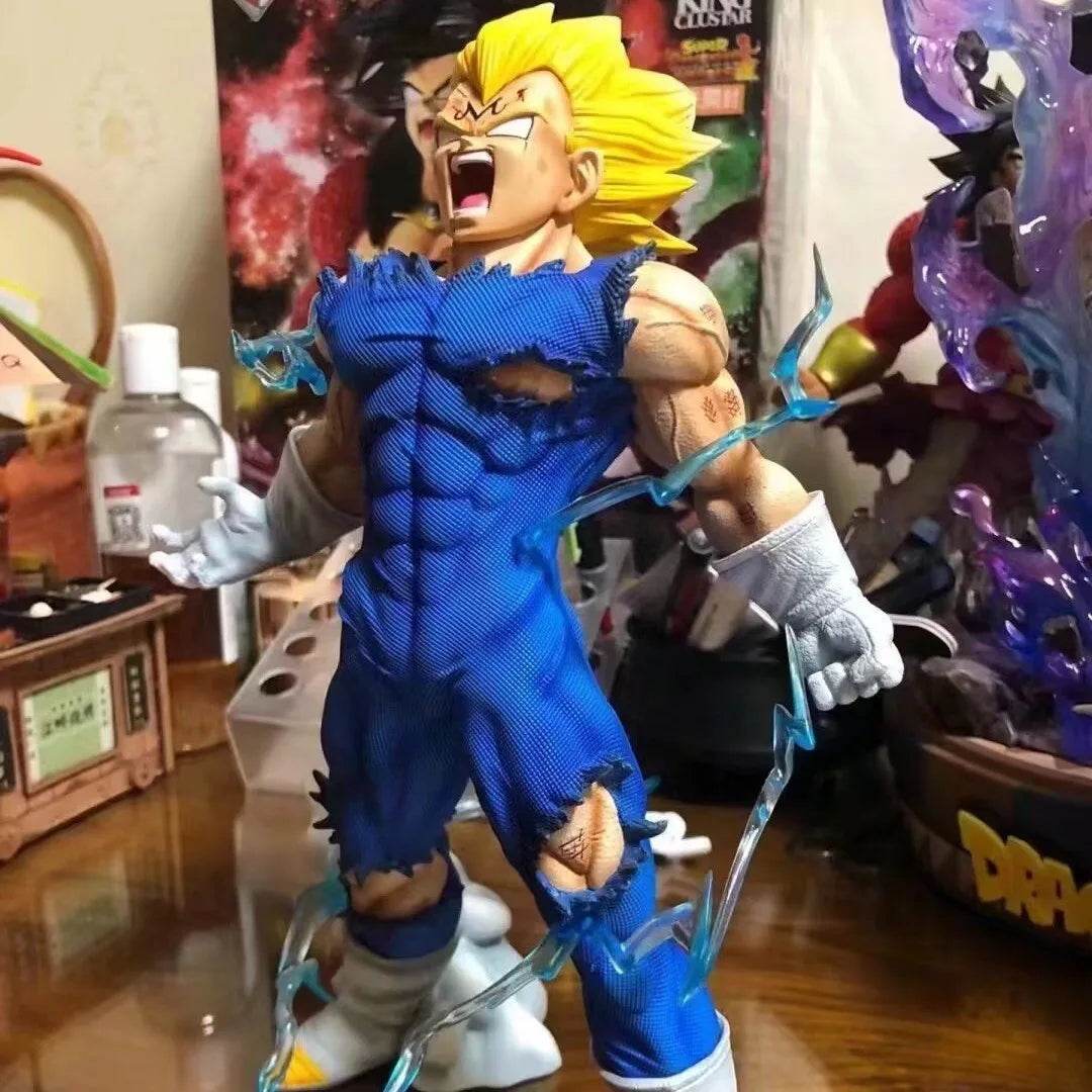 27cm Dragon Ball Self Destructing Vegeta Demonized Vegeta Action Figurin Model Pvc Statue Doll Statue Model Collection Toys Gift - AIAZ