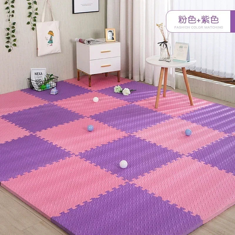 30x30x1cm Baby Play Mats Plain Color Puzzle Mats EVA Foam Mat Kids Jigsaw Mats For Bedroom Protective Floor Tiles Mat Baby Games