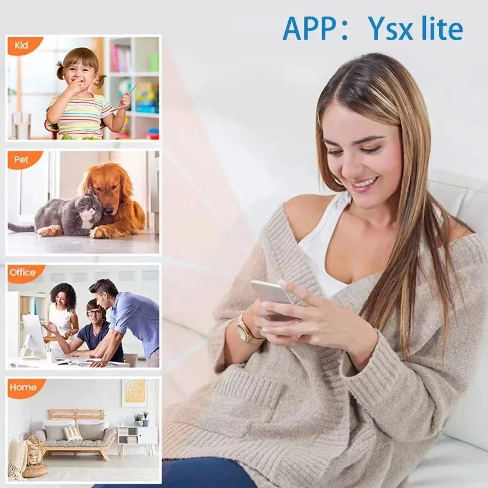 1080P Mini WiFi Camera with HD Night Vision, Home X5 Remote Monitoring for Kids, Pets, and Safety - Perfect Gift