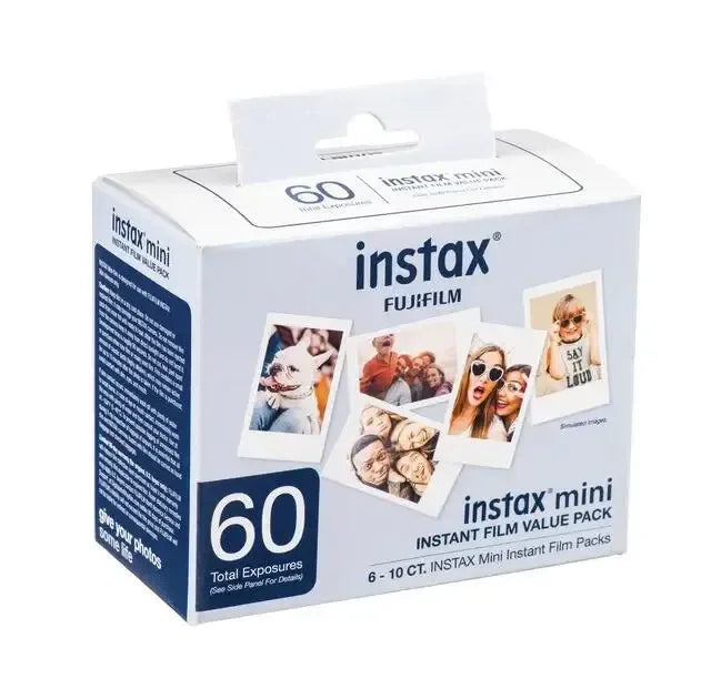 Origin Fujifilm Instax Mini Film Paper 10-60 Sheets for Fuji Instant Film Cameras Instax Mini 12 11 9 40 70 90 Link Liplay EVO