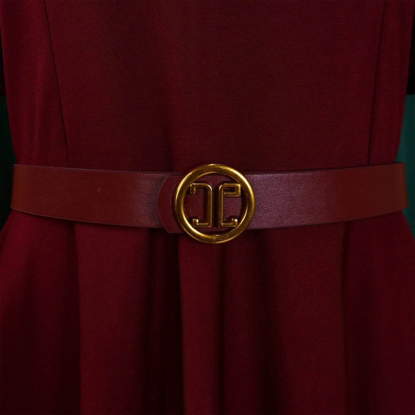 Elegant Office Dress for Women Professional O Neck Short Sleeve Belt Waisted A Line Mid Calf Formal Business Work Dress Midi New - AIAZ