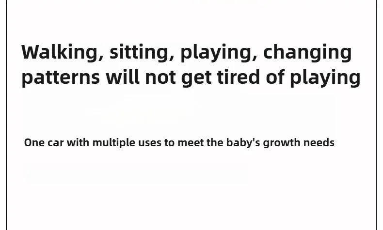 Multifunctional Anti-rollover and Anti-O-leg Baby Children's Toy Hand-pushing Balance Walker