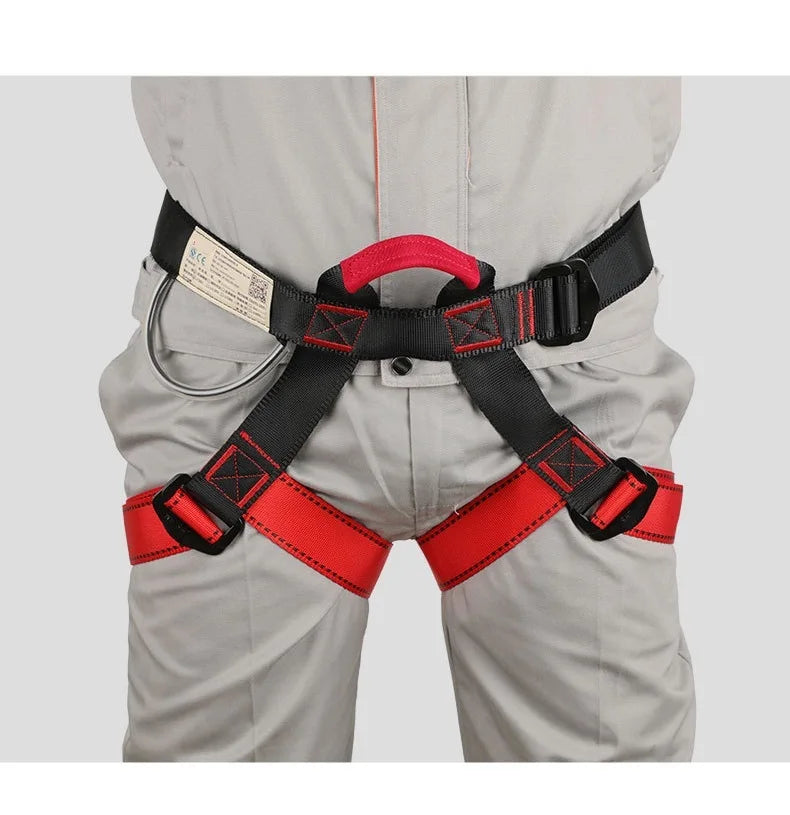 Outdoor Harness Sports Rock Climbing Half-Body Safety Protection Equipment Waist Support Aerial Survival Mountain Tools