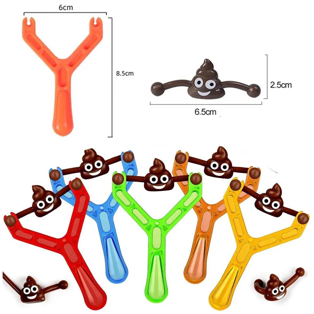 1/6/12set Fun Colorful Shooting Fake Poop Toys For Kids Birthday Party Favor Bag Piñata Filler Boys Girls Party Gifts Supplies - AIAZ