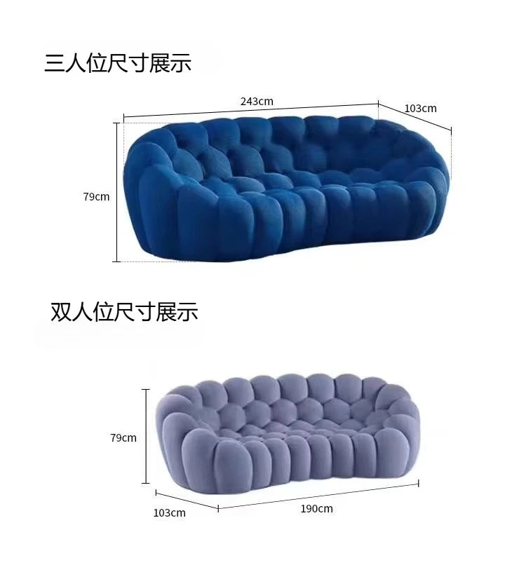 Compressed Vacuum Sofa,comfortable Double and Triple Sofa,lazy Sofa Bed, Sports Style Sofa,one-piece Cutting Sponge,customizable