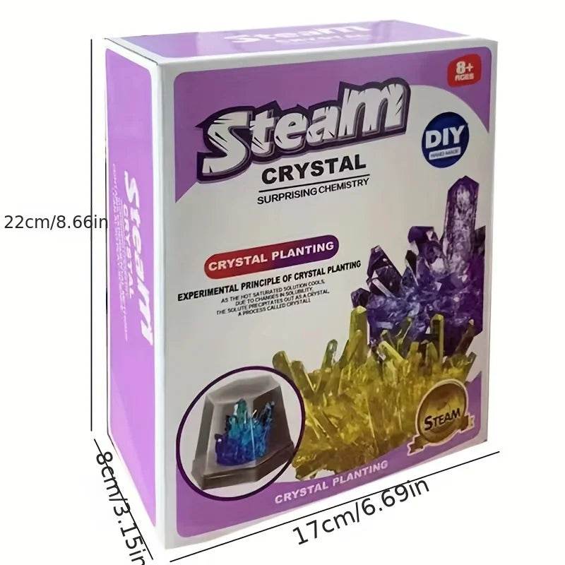 Crystal planting experiments, Science and education toys, DIY growable crystals, Color Random, Christmas/Halloween/New year - AIAZ