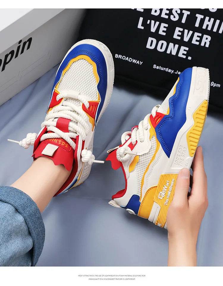 Men Shoes Platform Male Sneakers 2025 New Vulcanized Shoes for Men Casual Running Shoes Large Size 45 46 Hot Sapatos Masculinos - AIAZ