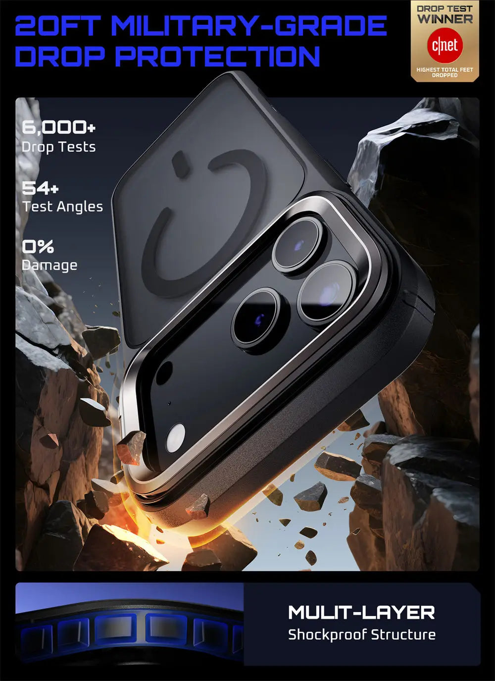 SUPCASE For iPhone 17 Pro Max Case with Camera Control Capture Button UB Mag Slim Shockproof Magnetic MagSafe Phone Case Cover