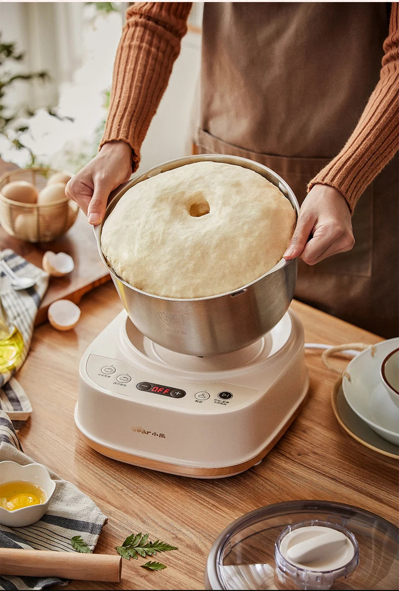 Bear dough mixer, home kneading machine, automatic chef machine, mixing noodle machine, noodle fermentation machine 220V