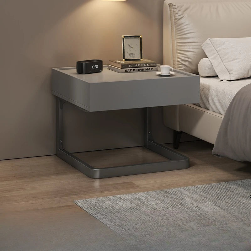 Simple Modern Night Table Storage Creative Nordic Aesthetic Luxury Nightstand Trendy Drawer Home Bedroom Furniture