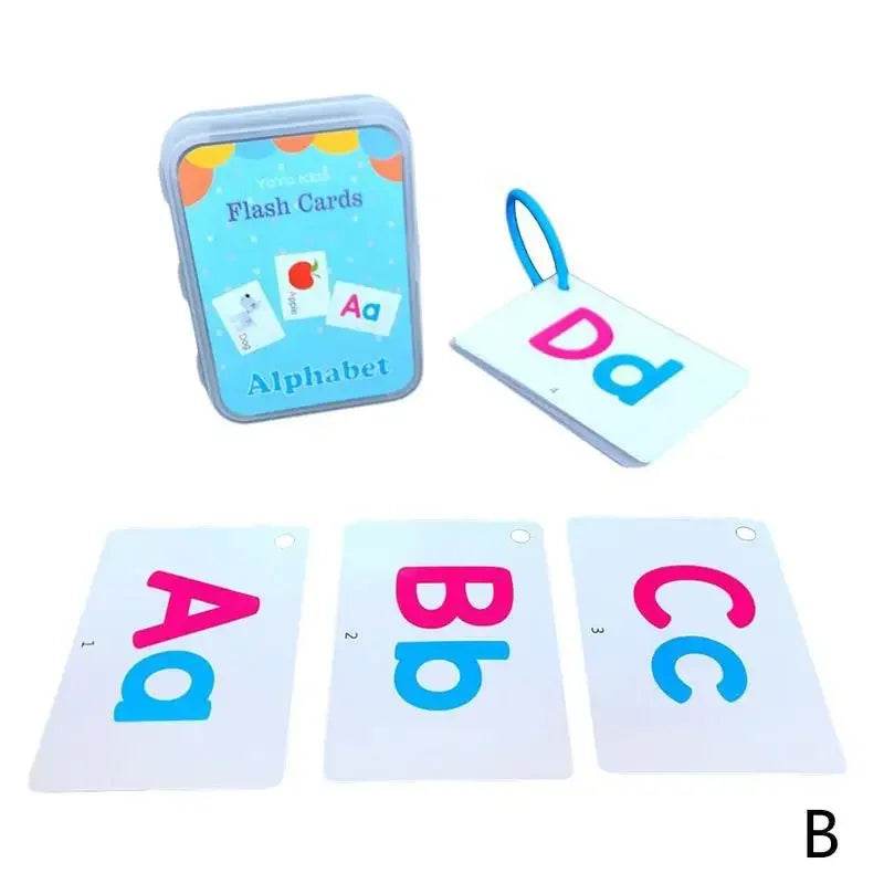 Kids English Words Learning Flashcards Reading Enlightenment Cards Home School Educational Toys Montessori Teacher Teaching Aids - AIAZ