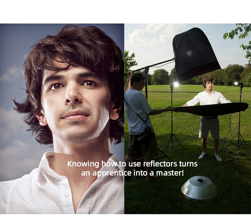 Selens Portable 5 in 1 Reflector 60x90cm Oval Round Reflector Photography Accessories Diffuser Photo Studio Kits fotografia 반사판