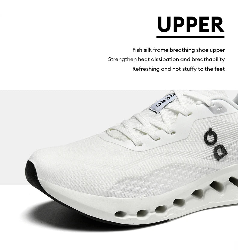 Men's Lightweight Running Shoes Anti-Slip Cushioning Breathable Mesh Sneakers for Jogging Gym Training Fitness Sport Walking