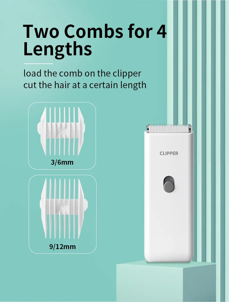 Pet grooming hospital for cats and dogs, low-noise electric push shear, electric waterproof, professional wireless shaving