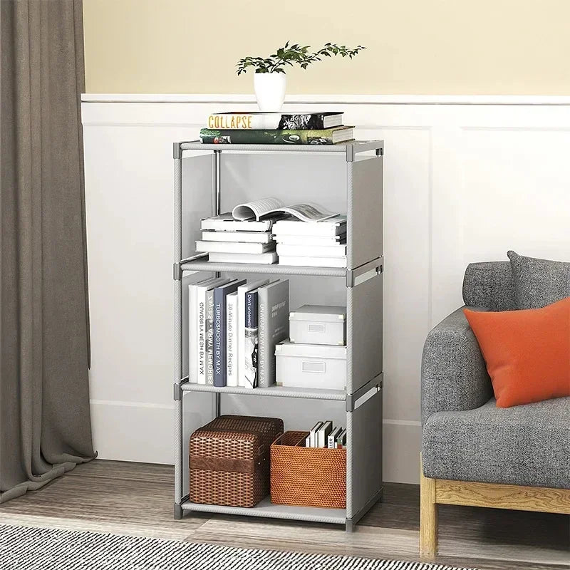 Floor To Ceiling Household Simple Bookshelf, Desktop Storage Shelf, Simple Children's Bookshelf, Multi-layer Miscellaneous Shelf