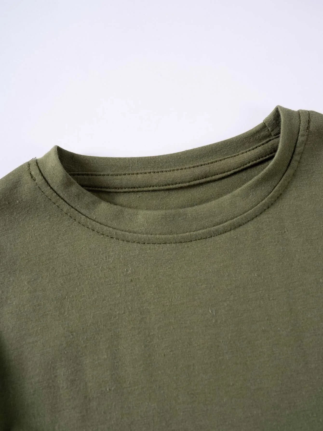 Summer Cotton Toddler 2pcs Boys Girls Printed Round Neck Top + Shorts Set Comfortable Skin-friendly Casual Clothing 2024 New