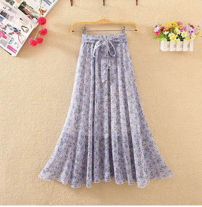 Skirts for Women Summer 2024 A Line High Waist Woman Skirt Casual Trend Modest Vintage Cheap Quality Korean Fashion Style Y2k V - AIAZ