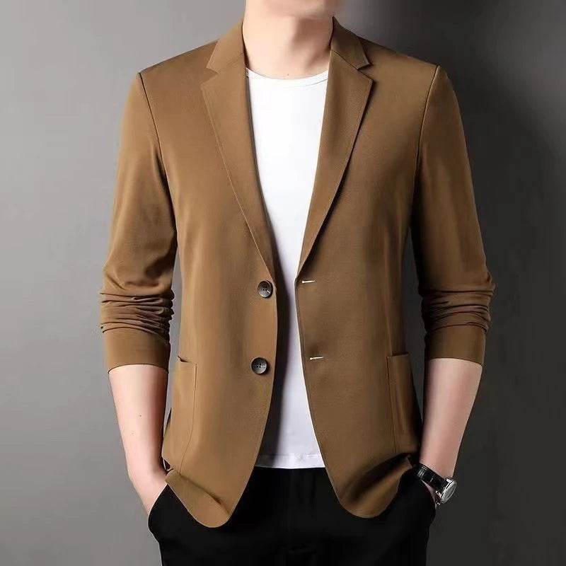 Fashion Male Cotton Work Wear Brand Business Clothes Size M-7XL High Quality Casual Traje De Hombre Gentleman Korean Formal Suit - AIAZ