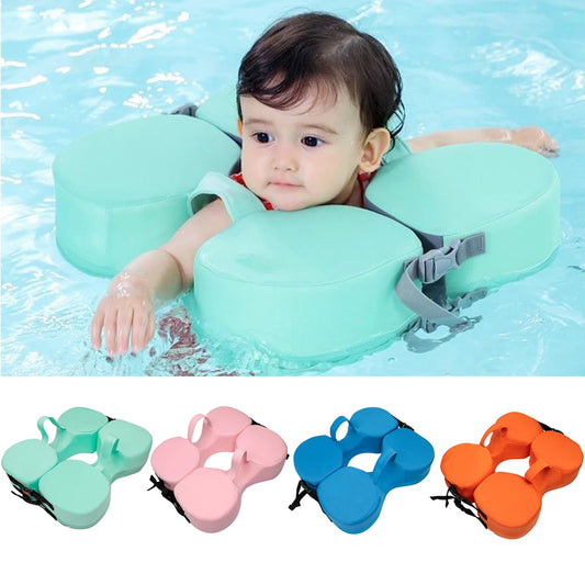 Non-inflatable Baby Swimming Floating Ring Anti Rollover Kid Swim Trainer Child Underarm Swimming Ring for 3-36 Months Baby