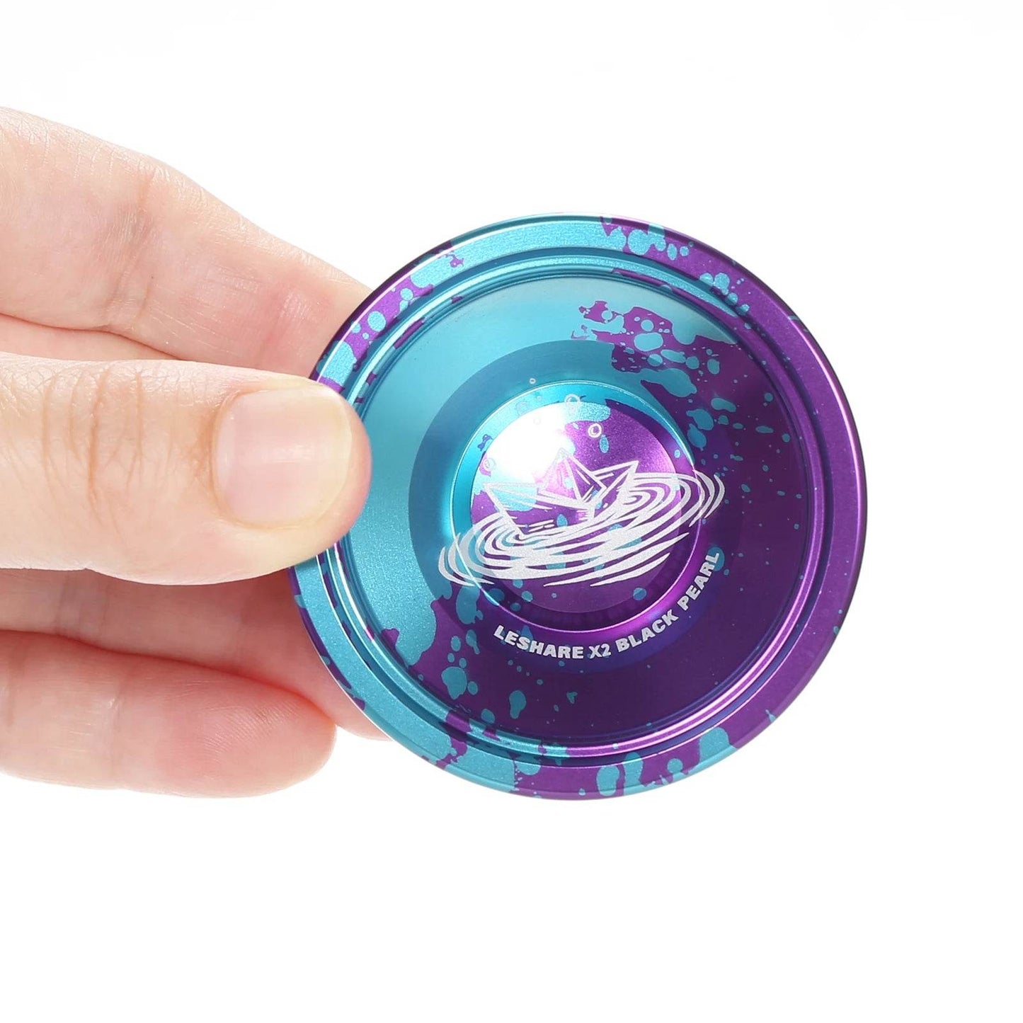 LESHARE Yoyo Ball Aluminum String Trick YoYo Balls Competitive Yo Yo Gift with Bearing Strings and Gloves Classic Toys - AIAZ