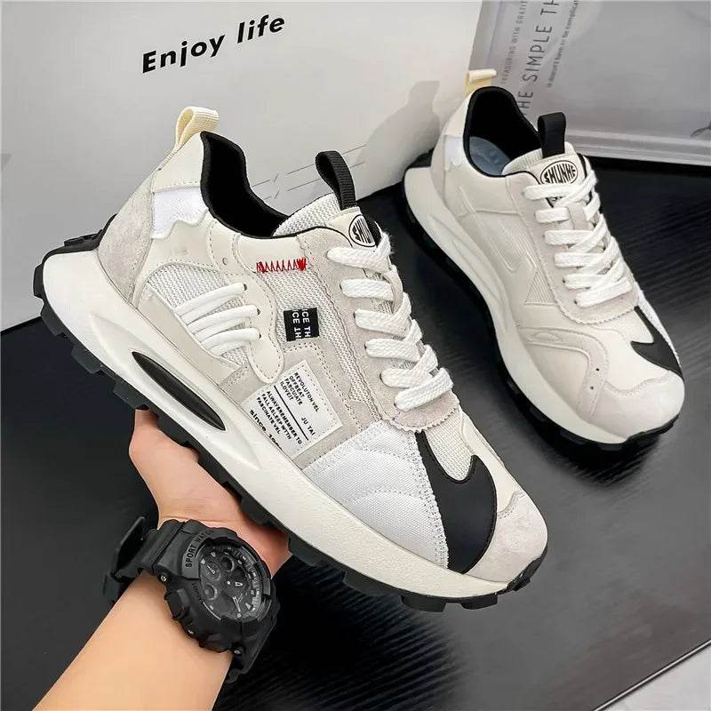 Men's Sports Shoes Male Casual Shoe platform Wear-resistant Shock-absorbing Anti Slip Comfortable Men Shoes Zapatillas De Hombre - AIAZ