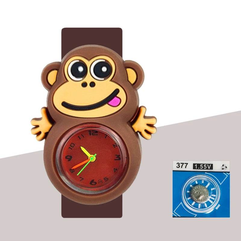 Baby Birthday Gift Children Toys Watches Cartoon Animal Dial Bracelet Kids Watches for Boy Girl 2-15 Years Old Child Clock - AIAZ