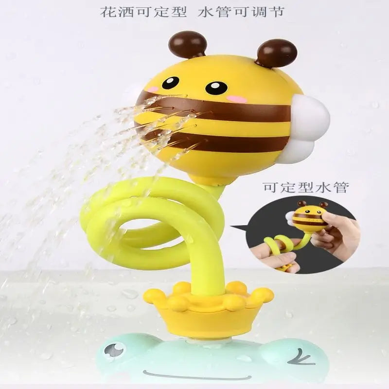 Radish Submarine Shower Baby Bath Toy Infant Play Electric Shower Children Play Water Bath Artifact