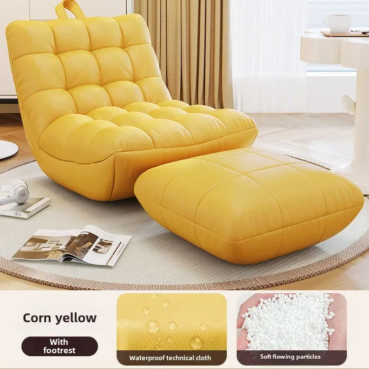 Solo Sofa Lazy Couch Tatami Living Room Bedroom Lovely Leisure Single Chair  Balcony Rocking Chair  Sofa Bed Reading Chair