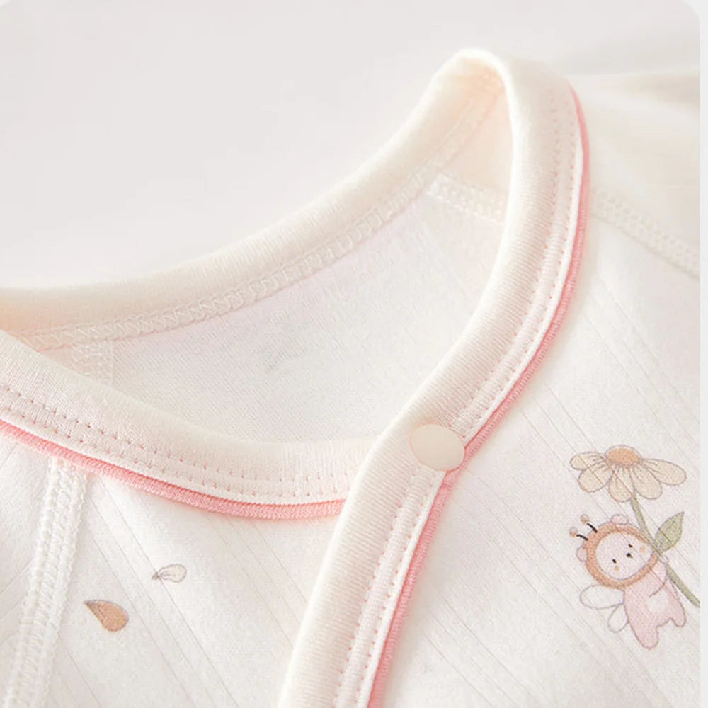 Newborn Baby Girl Clothes Hospital Baby Boy Romper Long Sleeve 100% Cotton 0 6 Months Unisex Baby Jumpsuit